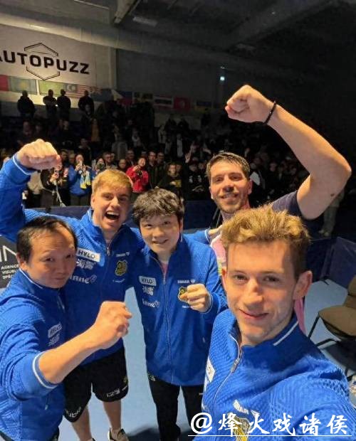 陪樊振东“耍帅”，背着黏人的莫雷加德，弗朗西斯卡这个队友当得挺忙的!